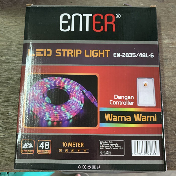 Lampu Led Selang Hias Kelap Kelip Tahan Air 10 meter Led Strip BONUS MODUL KEDIP