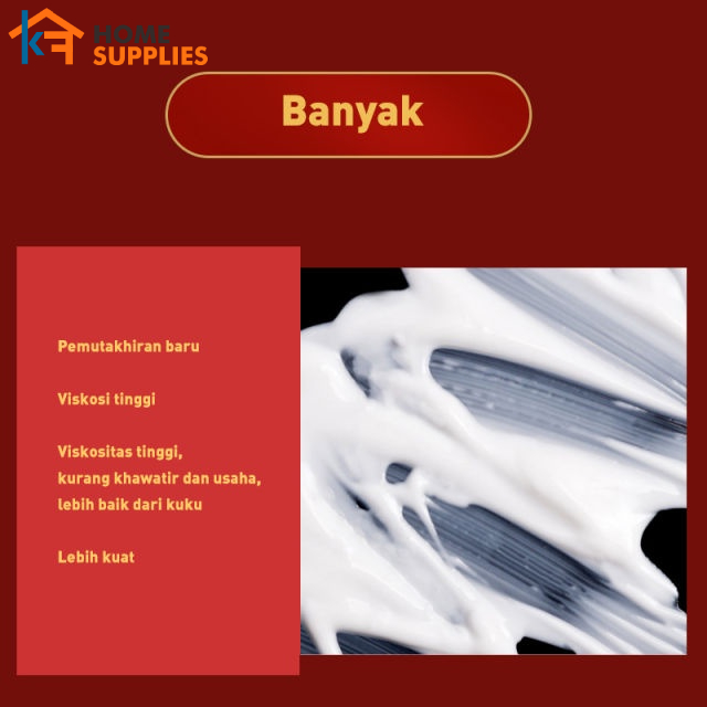 【KF】Lem Besi Super Kuat Lem Anti bor Cepat Kering Sealantfix 40g Lem Dinding Kaca Kayu Ubin Keramik Lem Serbaguna