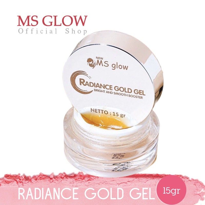 Radiance Gold Gel Ms Glow Original JEL Perawatan Wajah glowing