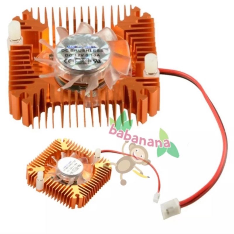 Heatsink vga 5.5x5.5x1.2cm cooling tembaga pendingin alumunium cooler