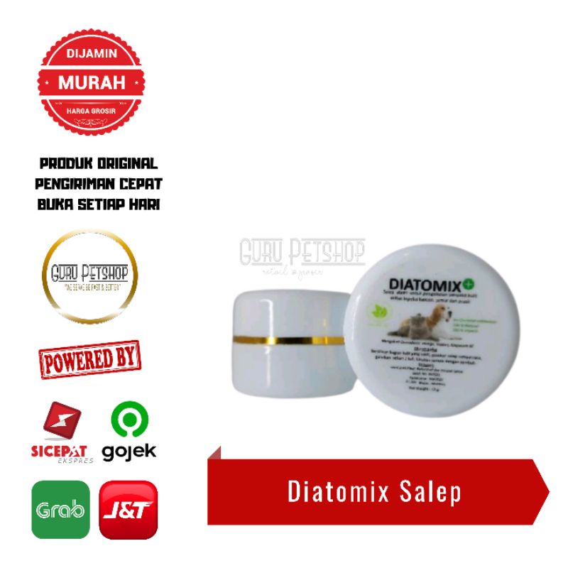 Diatomix Salep 10g Salep Bakteri Jamur Parasit Scabies Anjing Kucing