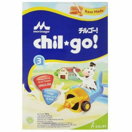 Chilgo / chil go 3+ susu anak 3 tahun keatas VANILA/ MADU 270gr ( PRODUK BARU).
