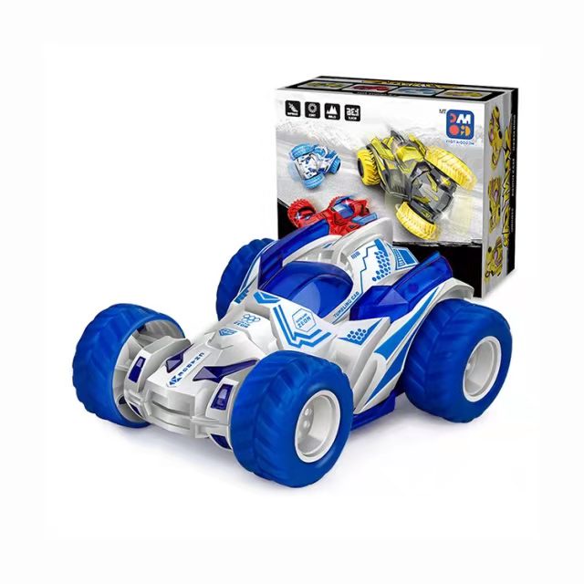 Mainan Mobil Pull Back Cars Monster Truck Turnable Head Vehicles 360 Turn Shockproof Inertia Cars Friction Powered Push and Go Toy Cars