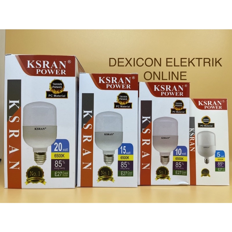 bohlam KSRAN POWER Kapsul/bohlam led/lampu led terang/bohlam hemat listrik/lampu led murah/bohlam/