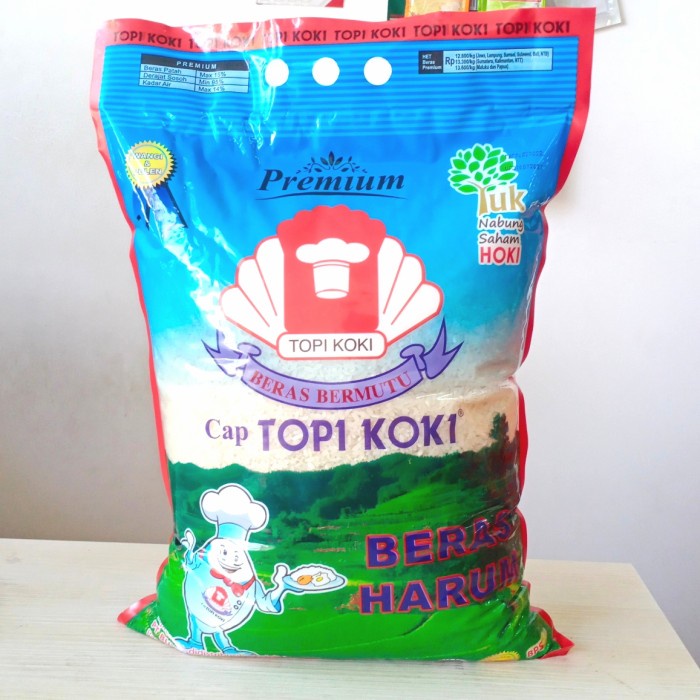 

540ffipp Beras Cap Topi Koki Pandan Wangi 5 Kg 5Kg - Topi Koki Pandan Wangi 5Kg 244Q4012