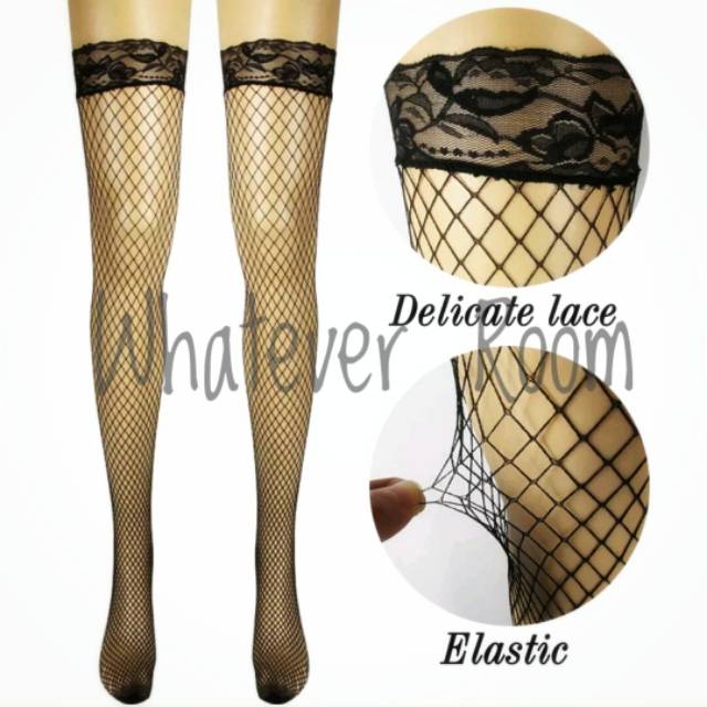 Lingerie Woman High Stocking Fishnet Nightclub