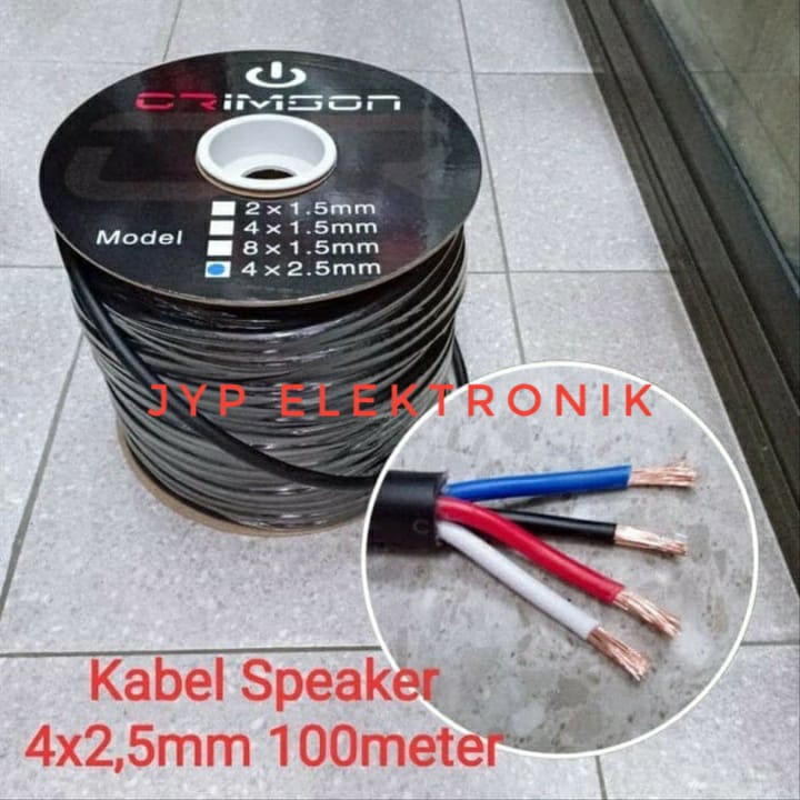 KABEL SPEAKER AUDIO CRIMSON 4X2.5 / 4 X 2.5 / 4 X 2,5 ORIGINAL