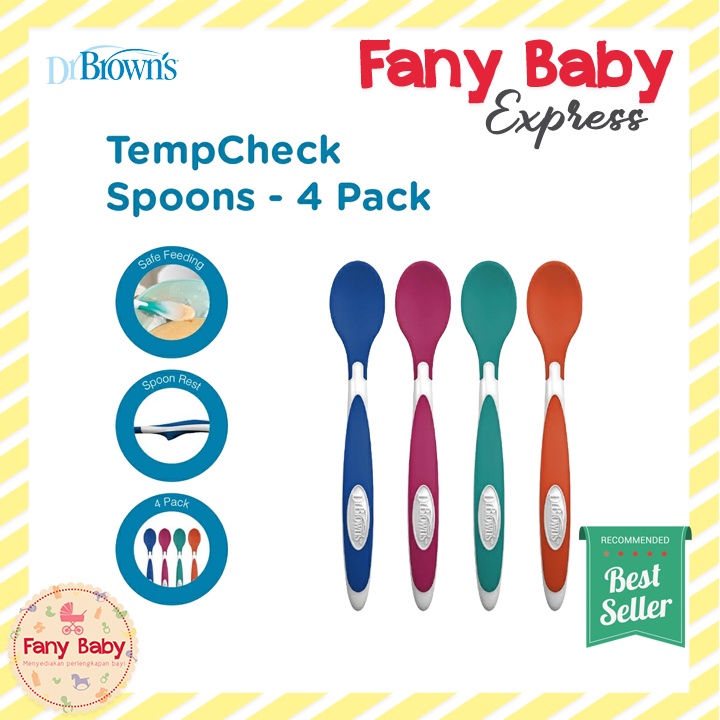 DR BROWNS TEMPCHECK SPOONS ISI 4 PACK / TF024