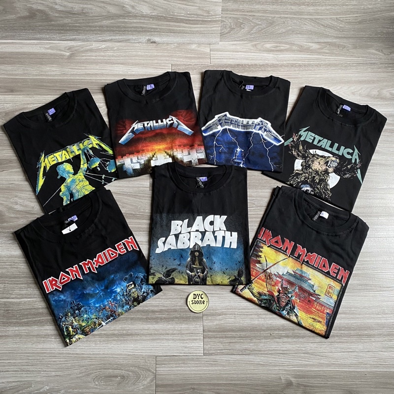 Kaos musik kaos band METALLICA / ACDC / BLACK SABBATH / IRON MAIDEN/ kaos metal / kaos band / kaos musik /rock