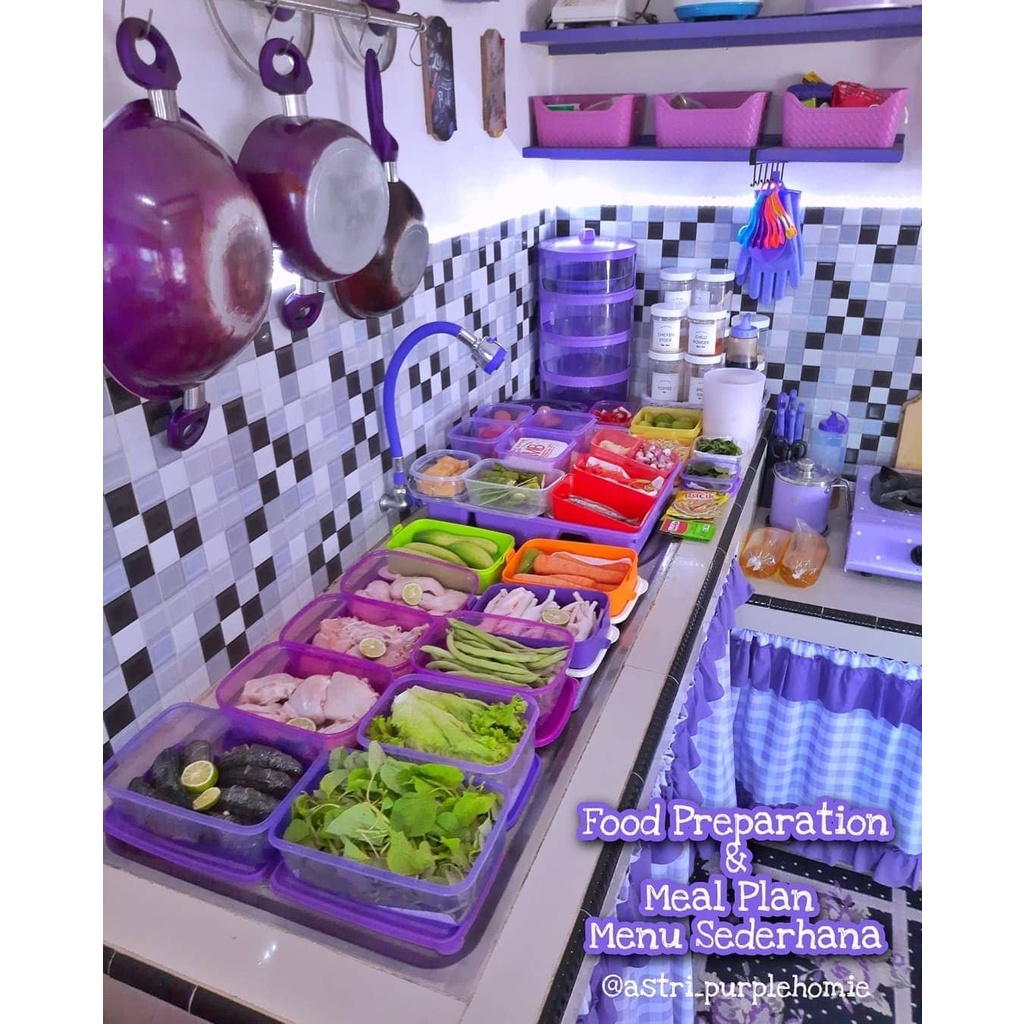 Food Kontainer Set Calista Rumoi Sealware [12 PCS] Food Preparation Food Storage Set Tempat Wadah Penyimpanan Makanan Tempat Bumbu Dapur Set Lunch Box Food Container Set Toples Kulkas Set Storage Box