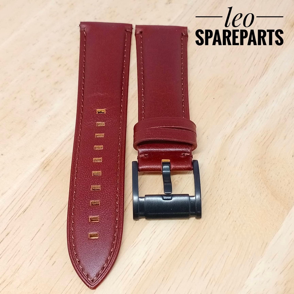 Tali jam kulit / 22mm