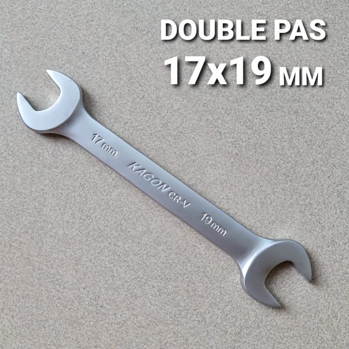 Kunci Double Pas KAGON CRV 17x19 MM