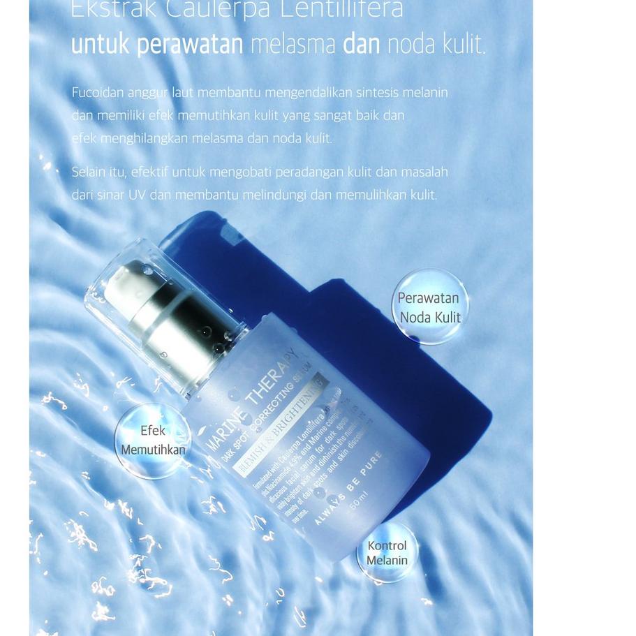 ♦ Marine Therapy Dark Spot Correcting Serum | ALWAYS BE PURE ➩