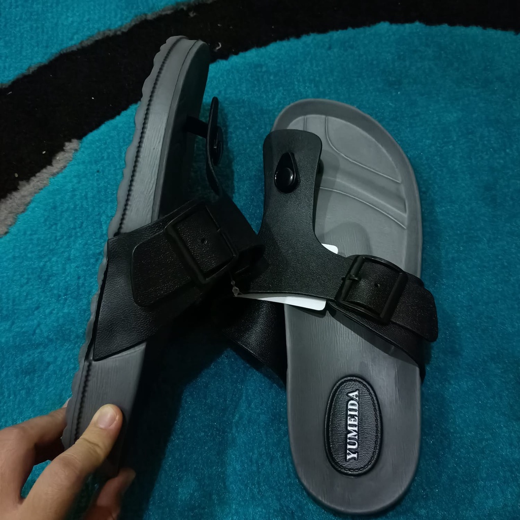 sandal jepit laki-laki gesper  yumeida GT6102L size 38-43 sandal laki-laki model terbaru