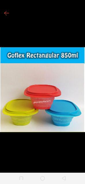 Goflex Rectangular 850ml (1 Pcs) Mangkok Tupwr