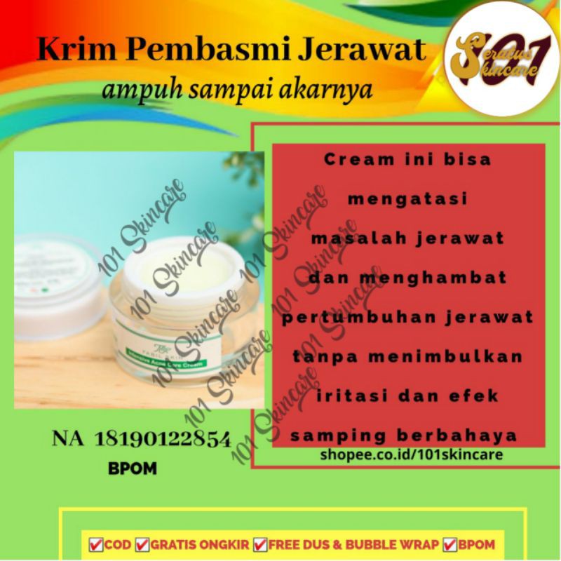 Skincare perawatan krim wajah jerawat aman busui bumil herbal bpom