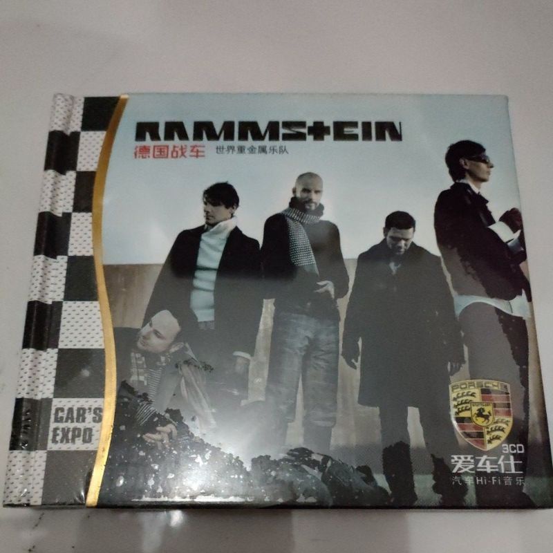 Cd rammstein band rock 3disc original import