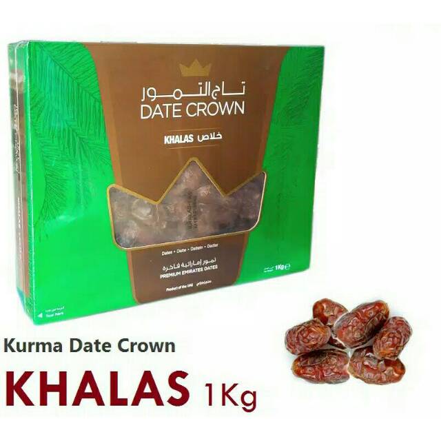 

KURMA KHALAS DATE CROWN 1Kg