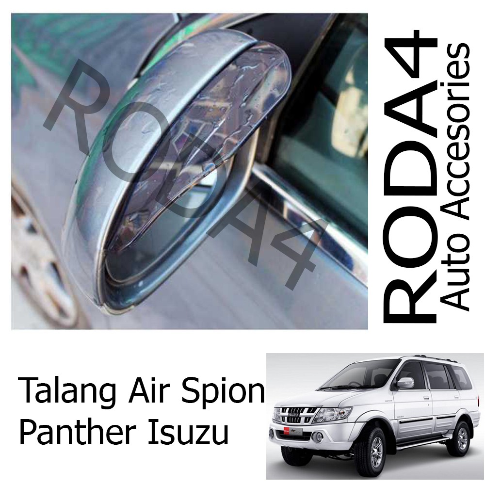 Talang Air / Mika Pelindung Spion Mobil dari Hujan (1 Set Isi 2) Panther Isuzu