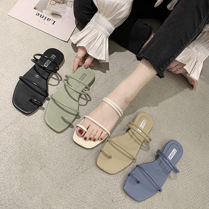 IDN 01 SANDAL WANITA  FLIP FLOP TALI ETANIAA