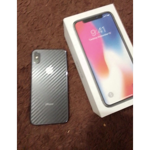 Iphone X 64 GB Second - Minus faceid (imei garansi seumur hidup)