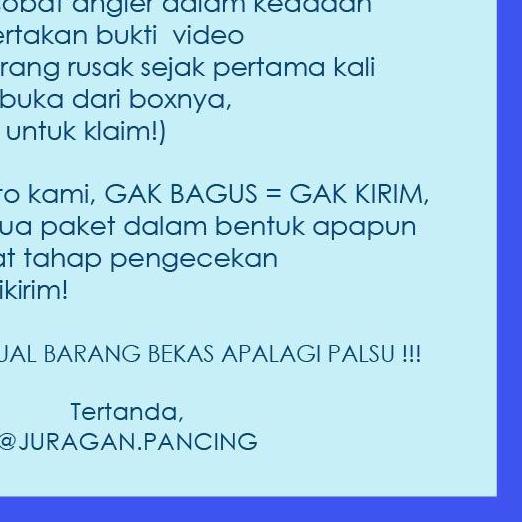 ACCESSORIES ALAT PANCING SENAR WATERLINE TOR TERSEDIA BERBAGAI UKURAN COCOK UNTUK IKAN MAS DAN KOLAM