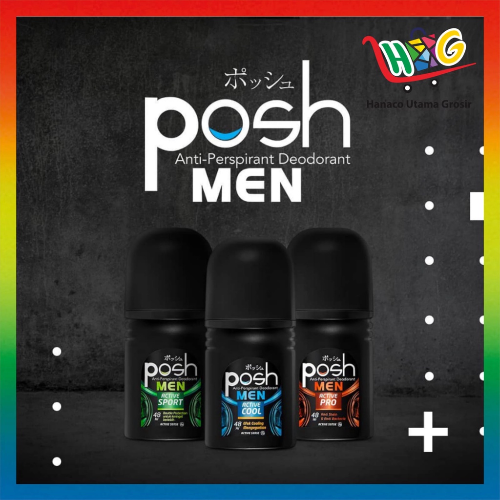 Posh Roll On Men Active