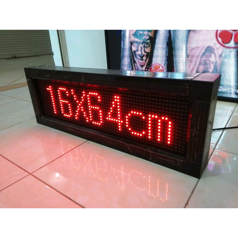 Running Text P10 Merah Bagus