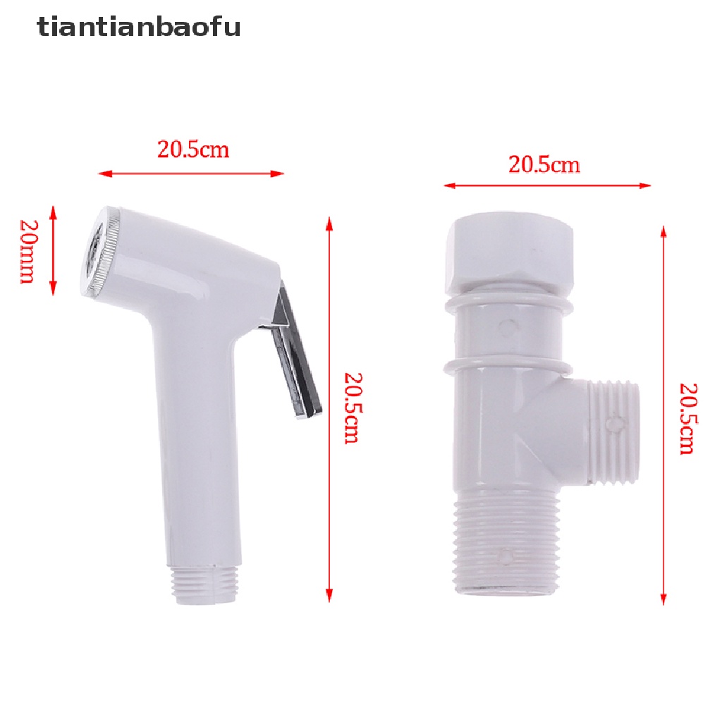 [tiantianbaofu] ABS Portable Bidet Sprayer Set Handheld Adapter Bracket Toilet Cleaning Tools Boutique