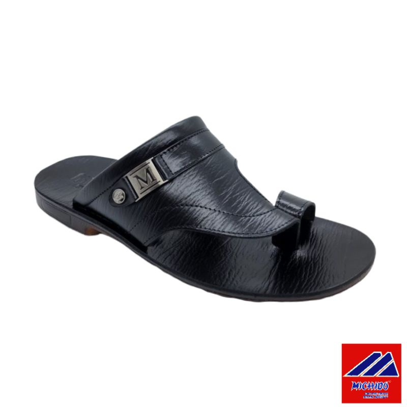 Michido Sandal Jepit Pria Kulit Asli "M-003"