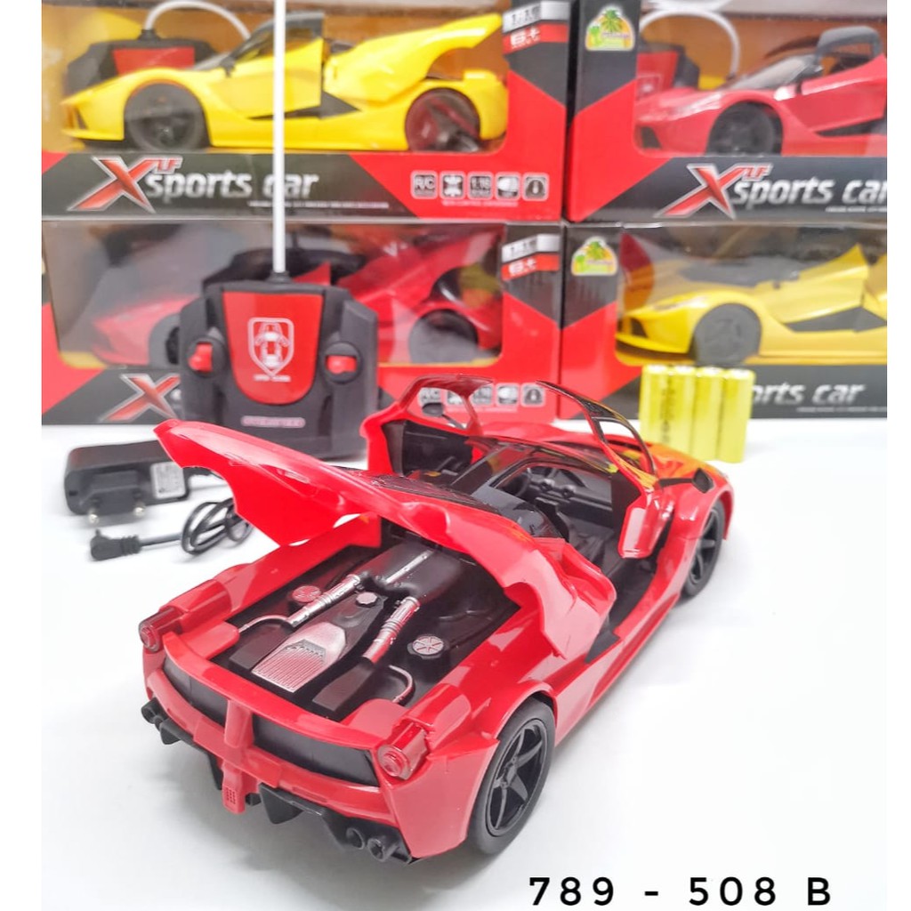 Mainan Mobil Remote Control Sport Car bisa buka tutup pintu  789-508