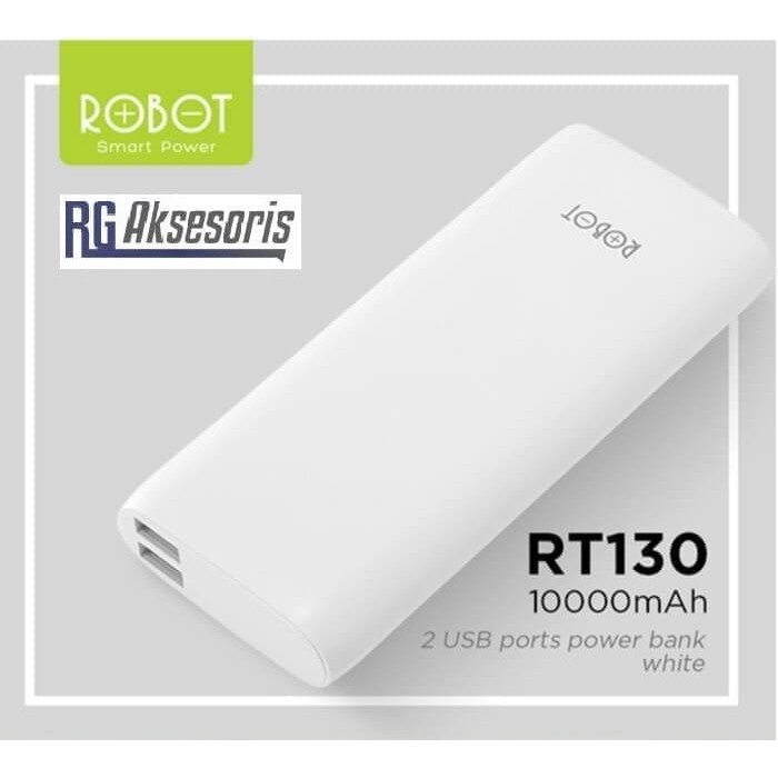 Powerbank Robot RT130 kapasitas 10000mah original by VIVAN