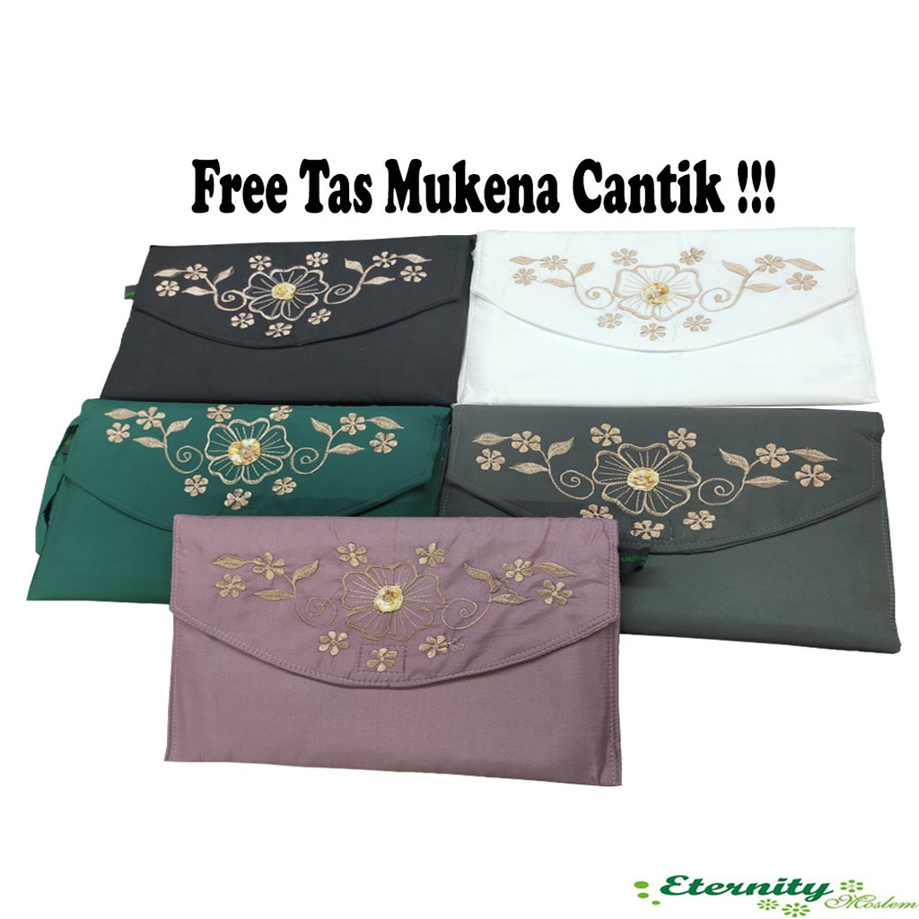 Mukena Bordir Timbul 2in1 Mukena Dewasa Mukena ETERNITY premium Mukena Rukuh