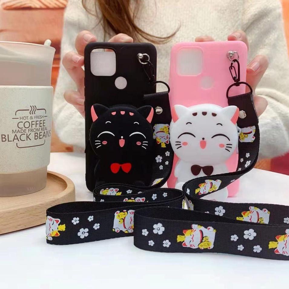 SDJ.850 ‣ XIAOMI/REDMI 9T/NOTE 7/NOTE 7 PRO/9C/9A/S2/GO/SOFT CASE KARAKTER/ BONEKA DISNEY DOMPET KOI