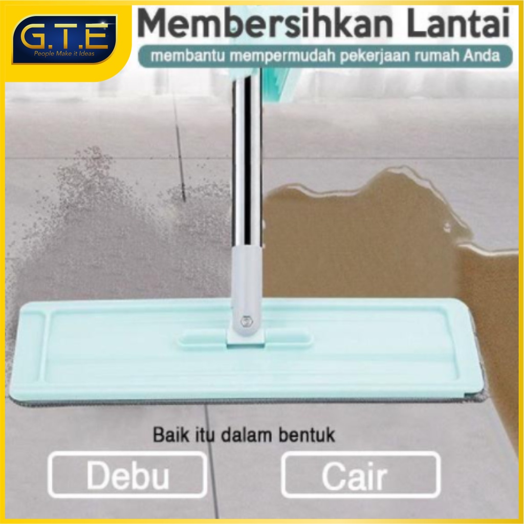 GTE | Alat Pel Lantai Ultra Mop | pel lipat serbaguna | perabot rumah tangga