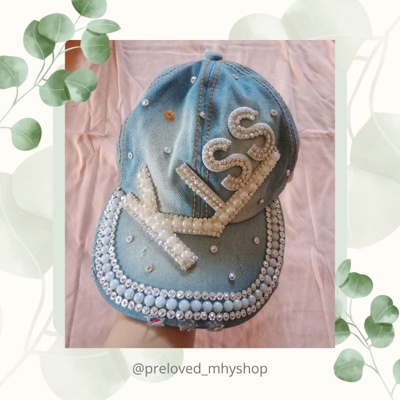 PRELOVED TOPI DENIM CEWE