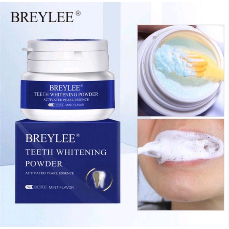 (ORI 100%) Breylee Teeth Whitening Powder Original / Breylee Pemutih Gigi / Pemutih Gigi Ampuh