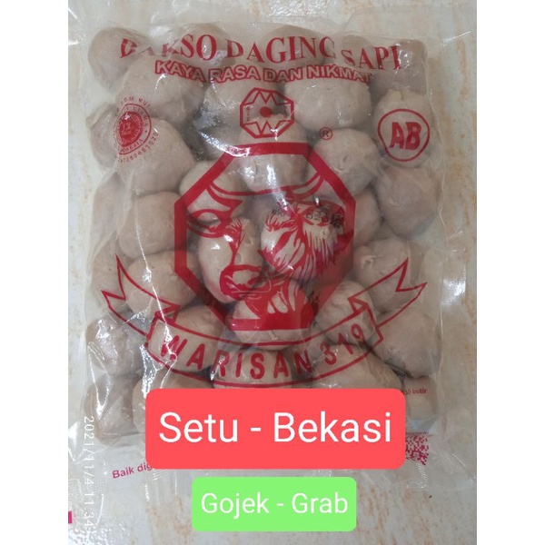 Jual Bakso Sapi Warisan 319 Isi 50 Pcs Indonesia Shopee Indonesia