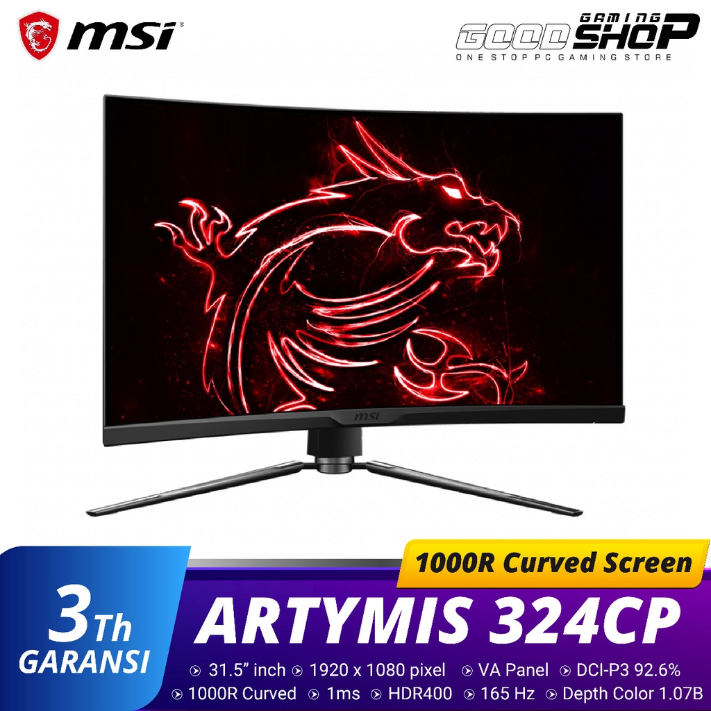 MSI MAG ARTYMIS 324CP [1080p, 165Hz] - Gaming Monitor