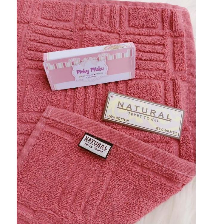 ✭ KESET HANDUK NATURAL / KESET KAKI CHALMER MURAH / KESET HANDUK MOTIF ✯