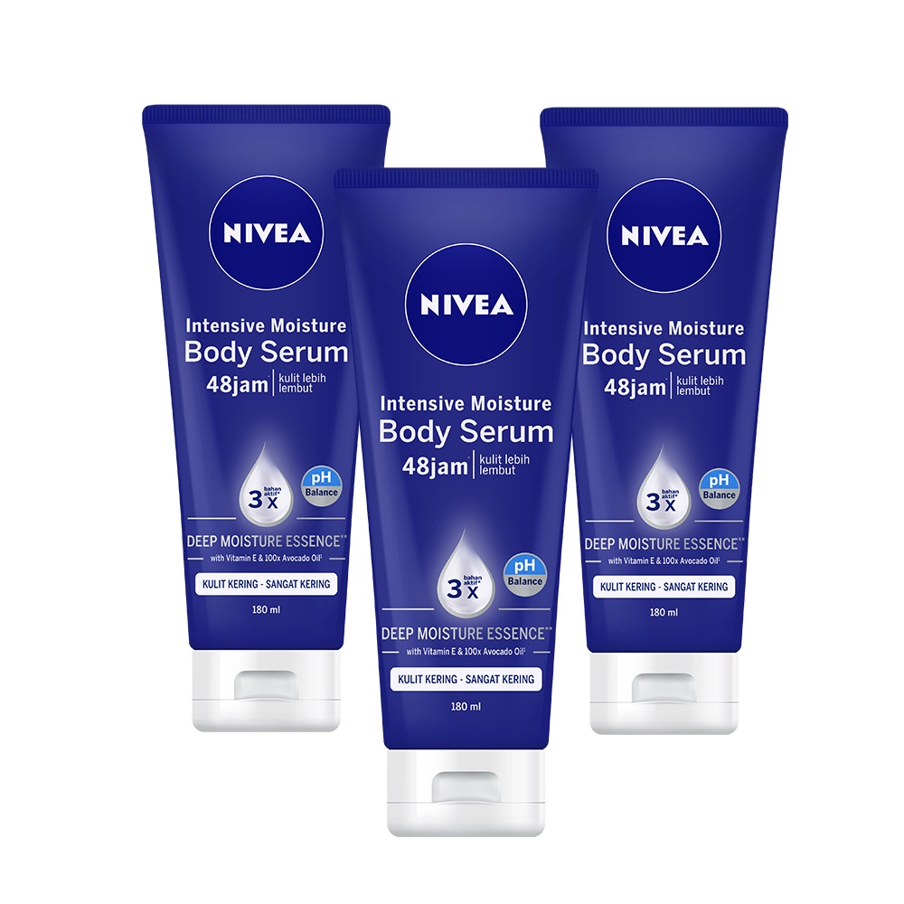 NIVEA Body Intensive Serum 180mL Triplepack