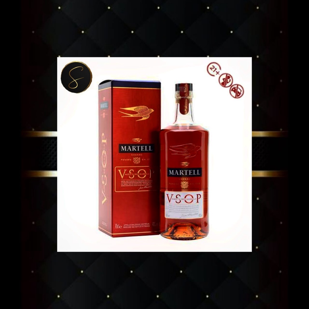 MARTELL VSOP RED BARRELS COGNAC 700ML