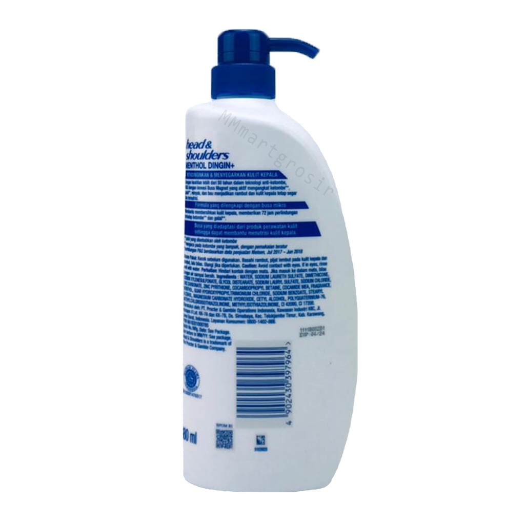 Head&amp;Shoulders/ anti - dandruff shampoo / shampo anti ketombe / cool memthol / 680 ml