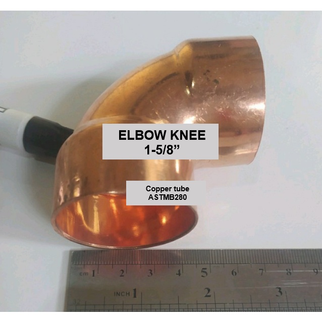 ELBOW KNEE TEMBAGA 1-5/8" ~ FITTING PIPA tembaga