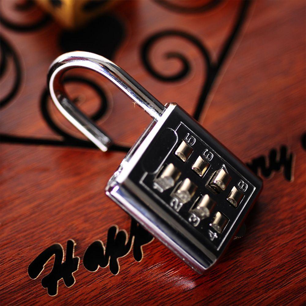 [Elegan] Digit Lock Silver Metal Padlock Combination Code Security Kunci Koper Rumah