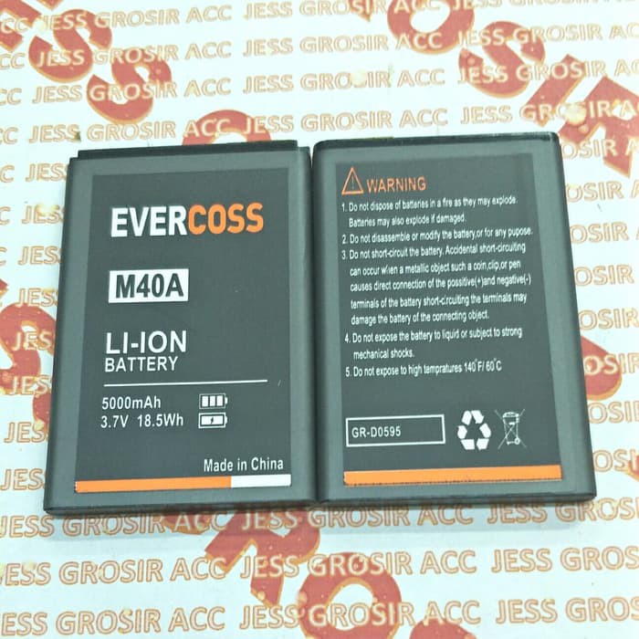 Baterai Battery Original Evercoss Evercross Cross M40A , Xtream 1 Mini