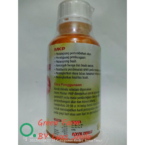 Pupuk Cair MKP 500ml Plus Silika dan Auksin Giberlin Acid Pupuk Buah