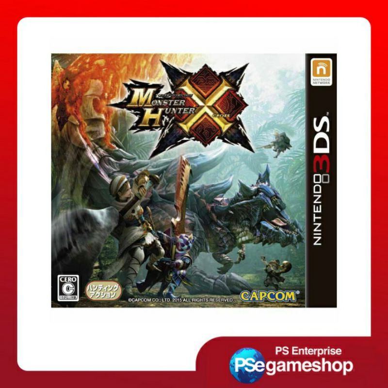 3Ds Monster Hunter X / Cross - Cero ( preloved )