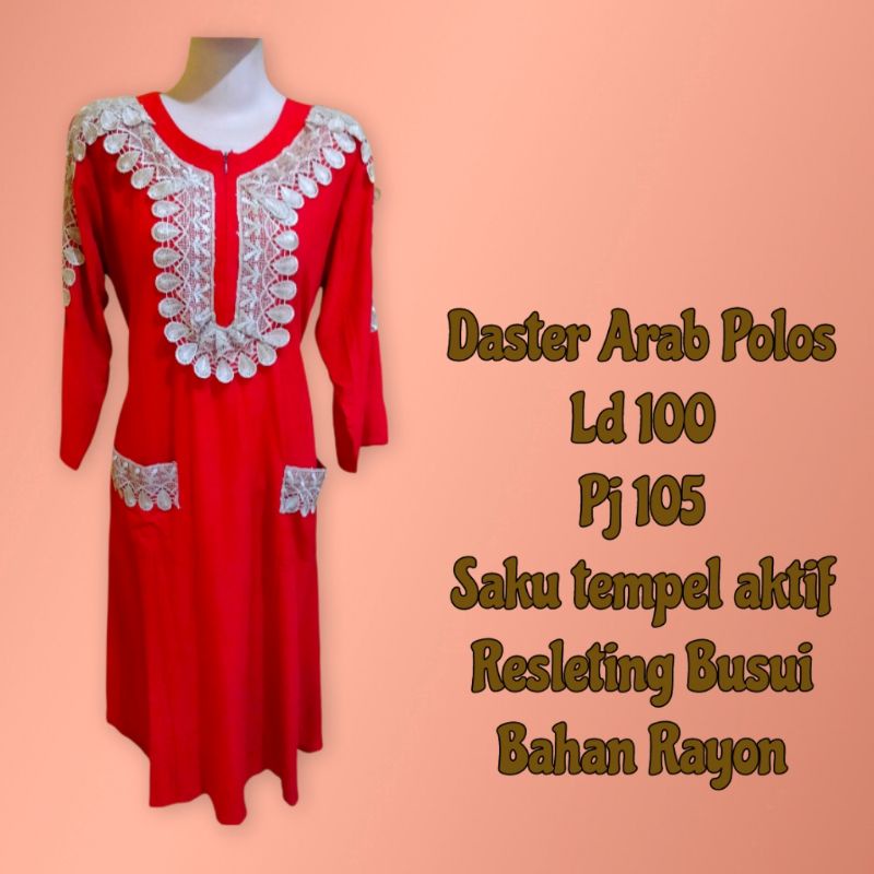 Daster Arab Lengan panjang