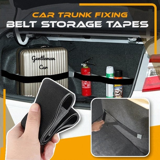 Car Trunk Fixing Strap Tali Elastis Organizer Alat Penyimpanan Bagasi Simpan Mobil